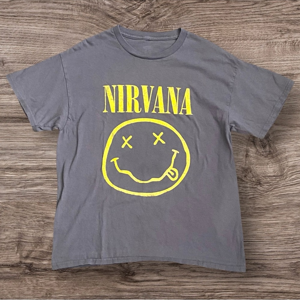 Grey Graphic Nirvana Tee